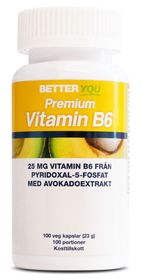 Better You Premium Vitamin B6 Kapslar, 100 st