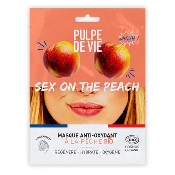 Pulpe de Vie Sex On The Peach Anti-Oxydant Sheet Mask Ansiktsmask, 20 ml