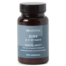 Kronans Apotek Zink + Vitamin C Från 12 år 100 tabletter