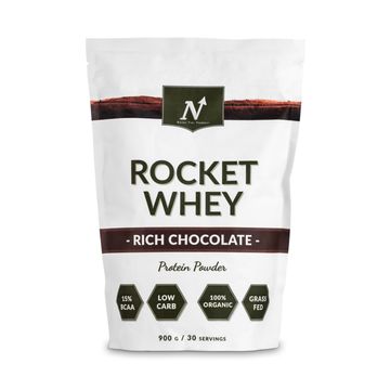 Nyttoteket Rocket Whey Rich Chocolate Proteinpulver, 900 g