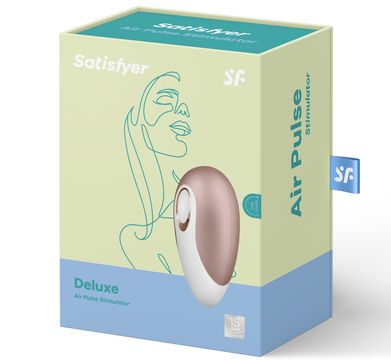 Satisfyer Pro Deluxe Next Generation Lufttrycksvibrator Vibrator, 1 st