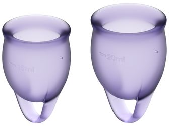 Satisfyer Feel Confident Menskopp Lila Menskoppar 2 st