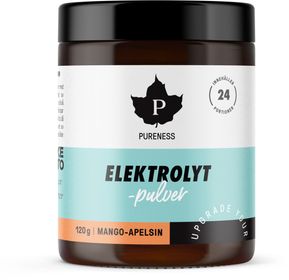Pureness Elektrolytpulver Mango & Apelsin Pulver, 120 g