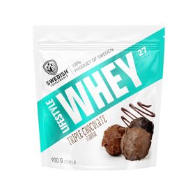 Swedish Supplements Lifestyle Whey Protein Tripple Chocolate Pulver 900 g