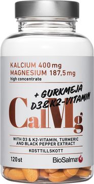 BioSalma KalMag 400/187,5 mg Tabletter 120 st