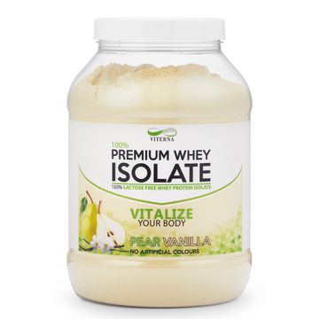 Viterna 100% Premium Whey Isolate Vanilla/Pear Pulver 900 g