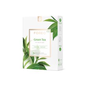 FOREO Farm to face Green Tea Sheet Mask Ansiktsmask, 3 st