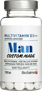 BioSalma Multivitamin man D-vitamin++ Tabletter 100 st