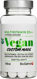 BioSalma Multivitamin vegan D-vitamin++ Tabletter 100 st