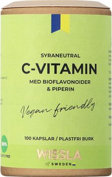 Wissla of Sweden C-vitamin + Bioflavonoider Kapslar, 100 st