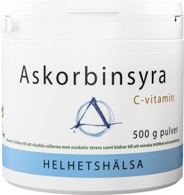 Helhetshälsa Askorbinsyra C-vitaminpulver Pulver 500 g