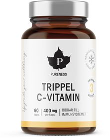 Pureness Trippel C-vitamin Kapslar, 60 st