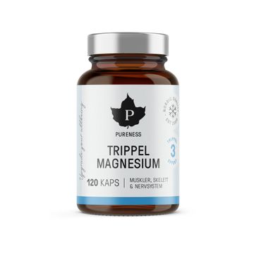 Pureness Trippel Magnesium Kapslar, 120 st
