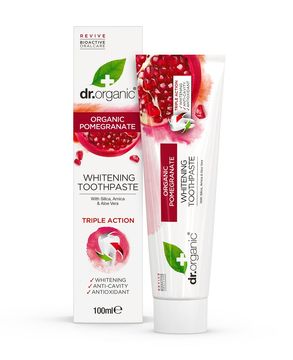 Dr Organic Whitening Toothpaste Tandkräm, 100 ml