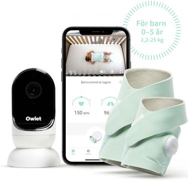 Owlet Monitor Duo Plus, Mint Baby Monitor 1 st
