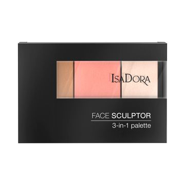 Isadora Face Sculptor 3in1 Palette Warm Peach 60 3-i-1 palett 12 g