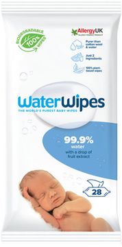 WaterWipes Biodegradable BabyWipes Våtservetter, 28 st