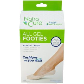 NatraCure Gel-footies Gel-sockor, 1 par