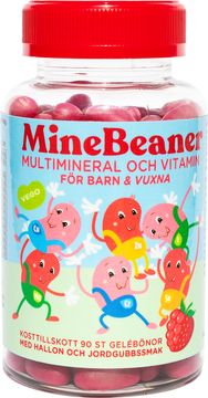 MineBeaner Mineraler och Vitaminer Gelébönor, 90 st