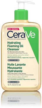 CeraVe Hydrating Foaming Oil Cleanser Ansiktsrengöring, 473 ml