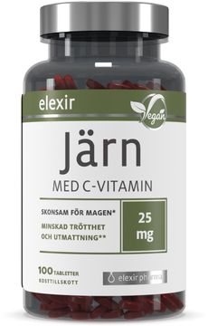 Elexir Järn + C-Vitamin Tabletter, 100 st