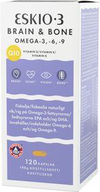 ESKIO-3 Brain & Bone Omega-3 Kapslar, 120 st
