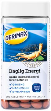 Gerimax Daglig Energi Tabletter, 200 st