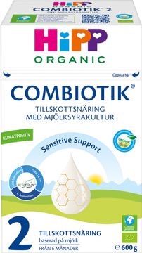 Hipp Combiotik 2 Pulver Modersmjölksersättning EKO Pulver, 600 g