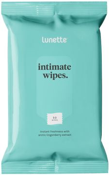 Lunette Intimate Wipes Intimservetter, 50 st