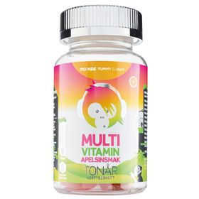 Monkids Multvitamin Tonår Apelsin Mjuka och tuggbara vitaminer 60 st