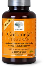 New Nordic Gurkmeja Tuggisar Tuggisar, 60 st