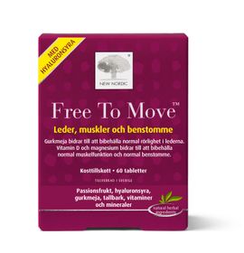 New Nordic Free To Move Tabletter, 60 st