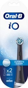 Oral-B iO Ultimate Clean Black Tandborsthuvud Tandborsthuvuden, 2 st