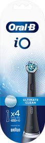 Oral-B iO Ultimate Clean Black Tandborsthuvud Tandborsthuvuden, 4 st