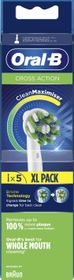 Oral-B Cross Action CleanMax Tandborsthuvud Tandborsthuvuden, 5 st