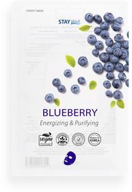 Stay Well Veg Sheet Mask Blu Ansiktsmask 1 st