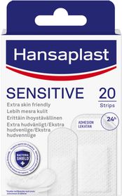 Hansaplast Sensitive Extra hudvänliga plåster 20 st