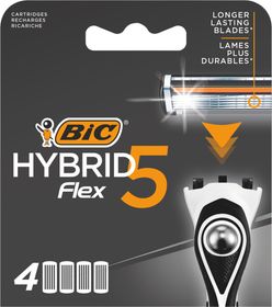 BIC Hybrid Flex 5 Rakblad Rakbladshuvuden 4 st