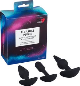 RFSU Butt Plug Training & Pleasure Set Analpluggar i silikon 3 st
