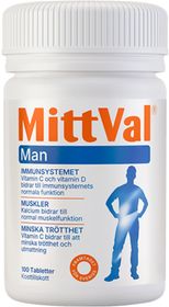 MittVal Man Tabletter 100 st