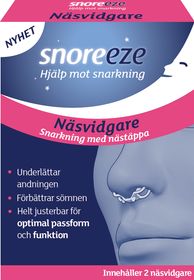 Snoreeze Näsvidgare För snarkning vid nästäppa 2 st