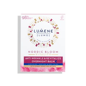 Lumene Nordic Bloom Vitality Anti-Wrinkle Overnight Balm Nattkräm 50 ml