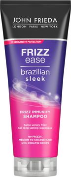John Frieda Brazilian Sleek Frizz Immunity Shampoo Schampo 250 ml
