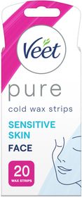 Veet Vaxremsor Pure Sensitive Ansikte Vaxremsor 20 st