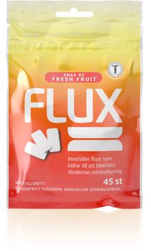 Flux Tuggummi Fresh Fruit Fluortuggummi 45 st