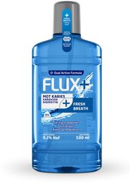Flux + Fresh Breath Munskölj som motverkar karies 500 ml
