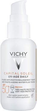 Vichy Capital Soleil Uv Age Daily Tinted SPF 50+ Solskydd lätt färgat 40 ml