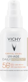 Vichy Capital Soleil UV-Age Daily Pigment Light SPF50+ Färgat solskydd för ansiktet 40 ml