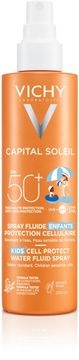 Vichy Capital Soleil Kids Cell Protect Uv Spray SPF 50+ Ultralätt solspray SPF50+ för barn 200 ml