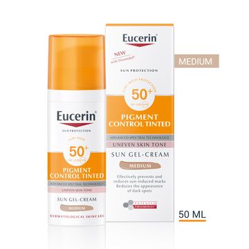Eucerin Pigment Control Tinted Sun Gel-Cream SPF50+ Solskydd för hyperpigmentering 50 ml